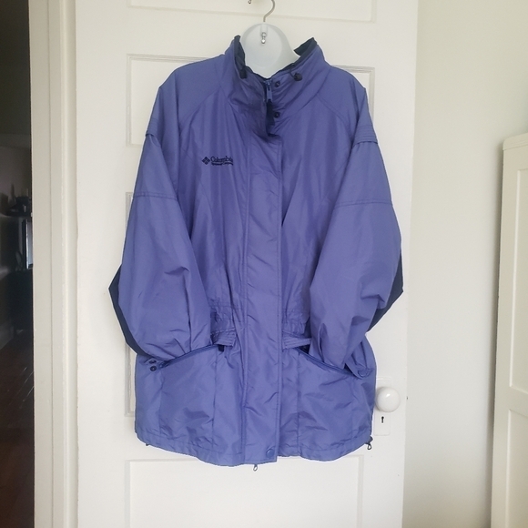 COLUMBIA WOMEN'S PURPLE GIZZMO SKI WINTER JACKET SHELL LARGE X-LARGE* - Picture 5 of 14